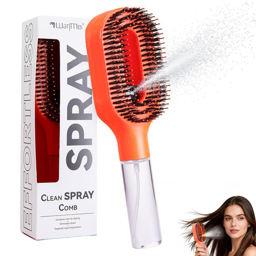 2in1 Sprayer Comb Detangling Scalp Massage