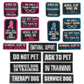 Embroidered Velcro Pet Clothing Patch Decorative Dog Outfit Sticker