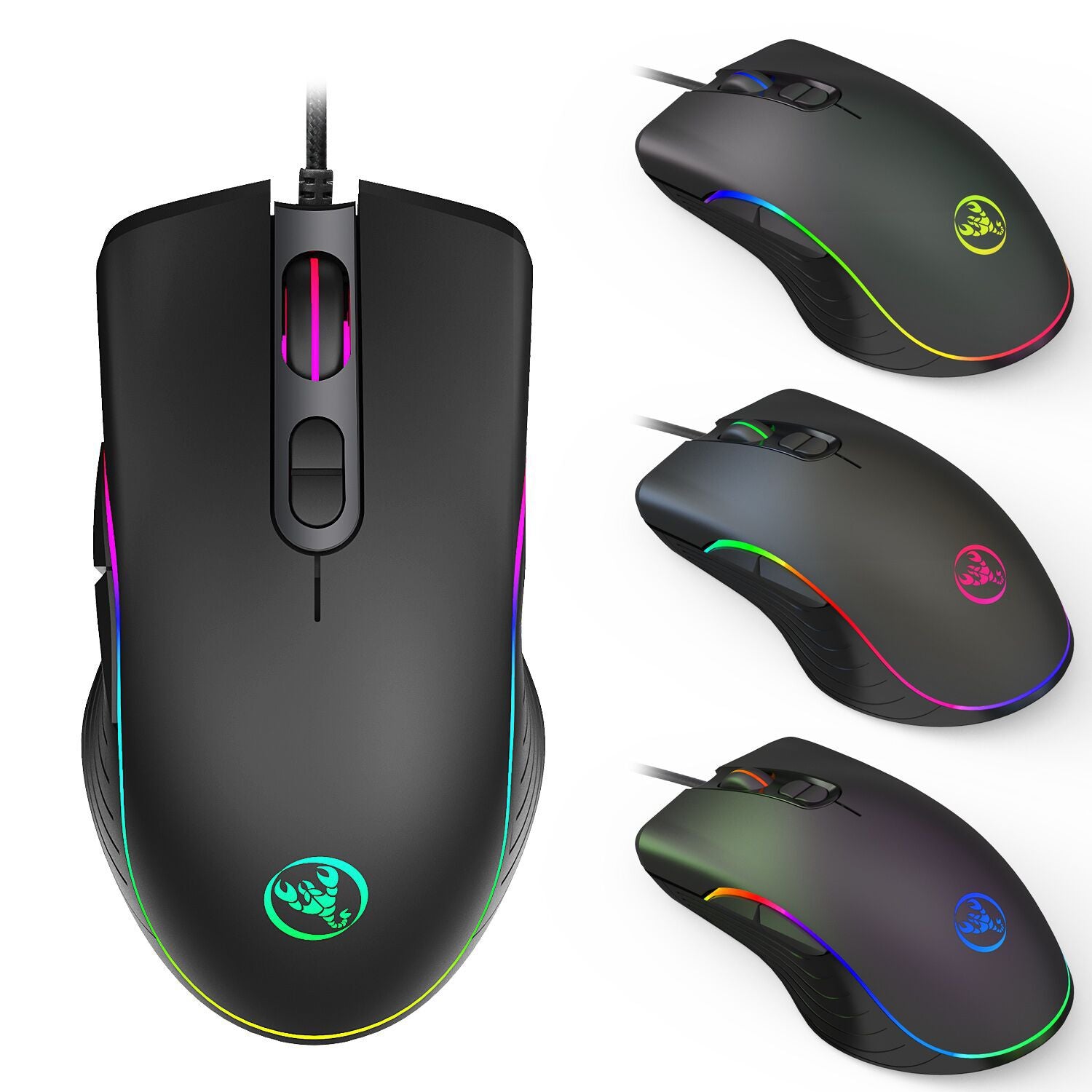 Glowing Wired Gaming Mouse RGB