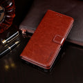 PU Leather Wallet Phone Case Card Slots Magnetic Flip Cover