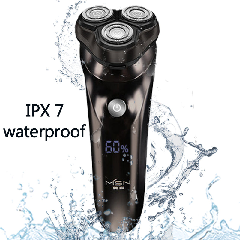IPX7 Waterproof Rechargeable Beard Trimmer 40 Length Settings Precision