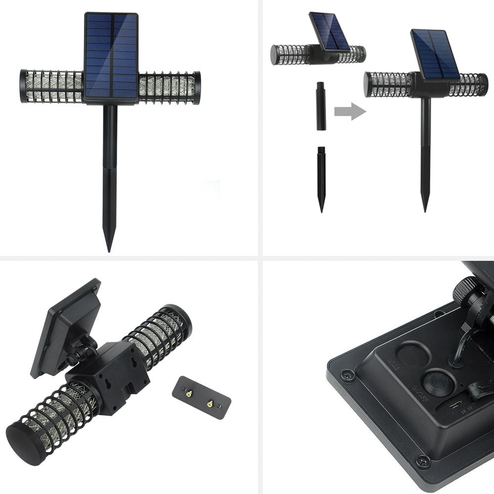 Solar UV Mosquito Killer Bug Zapper Outdoor