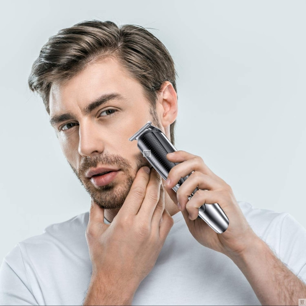 Waterproof Body Face Beard Trimmer Professional Barber USB Charge
