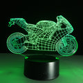 Motorcycle LED Desk Lamp Night Light