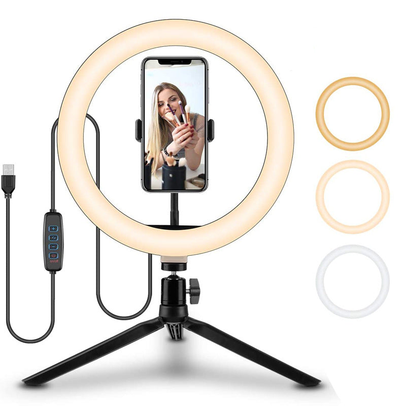 Clip-On Selfie Ring Light USB Rechargeable Beauty Fill