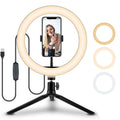 Clip-On Selfie Ring Light USB Rechargeable Beauty Fill