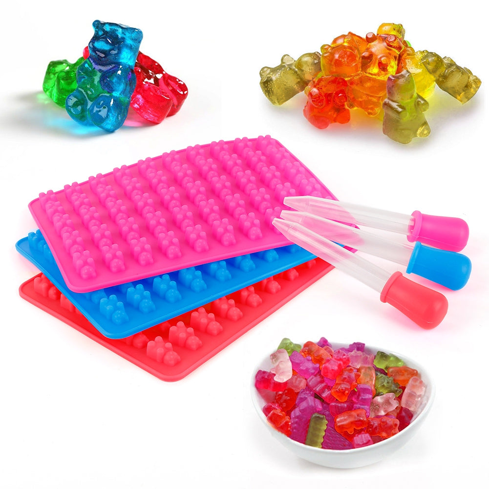 Ice Cube Candy Jelly Silicone Tray