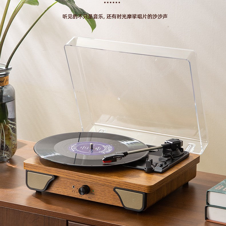 Portable Bluetooth Speaker Turntable
