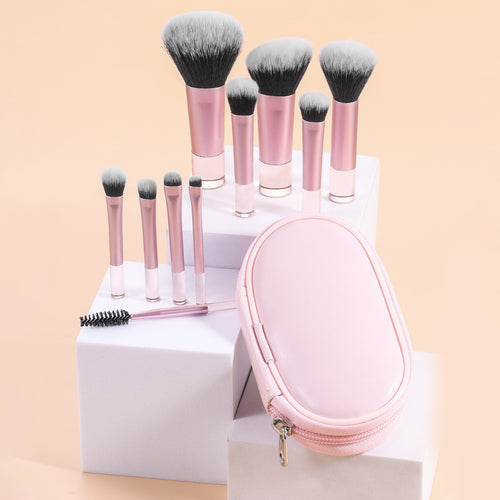 Blush Foundation Eye Makeup Brush Set