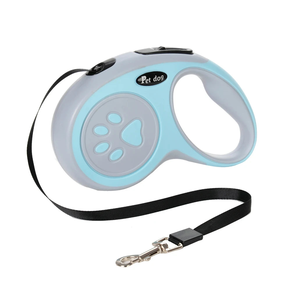 Retractable Dog Leash 3M/5M Pet Walking Lead One-Button Lock Non-Slip Handle for Small Dogs Cats Training Hiking Puppy Supplies