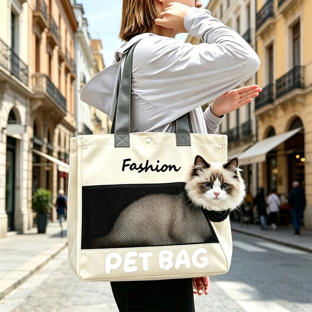 Pet Cat Carrier Bag Outdoor Travel Backpack for Cats Small Dogs Breathable Cat Carrying Bag Pet Supplies Outdoor Travel Camping