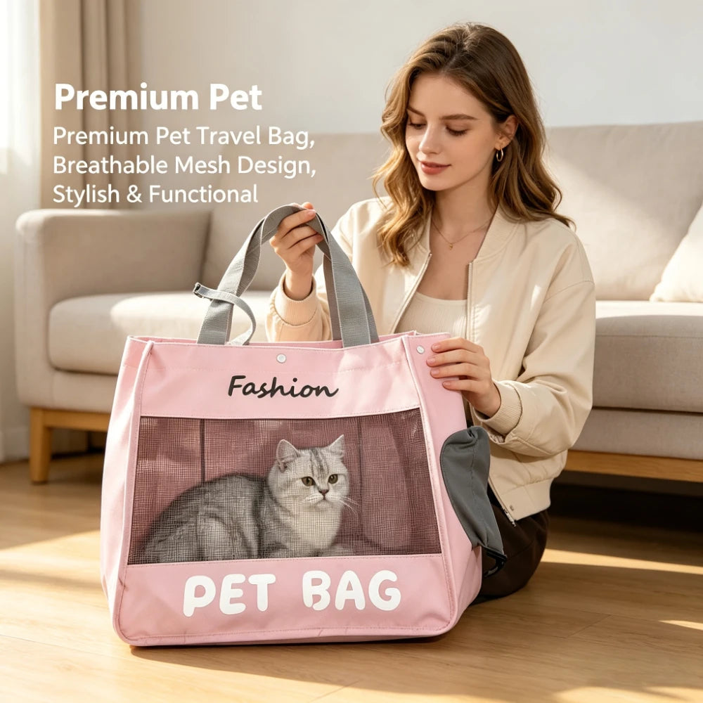 Pet Cat Carrier Bag Outdoor Travel Backpack for Cats Small Dogs Breathable Cat Carrying Bag Pet Supplies Outdoor Travel Camping