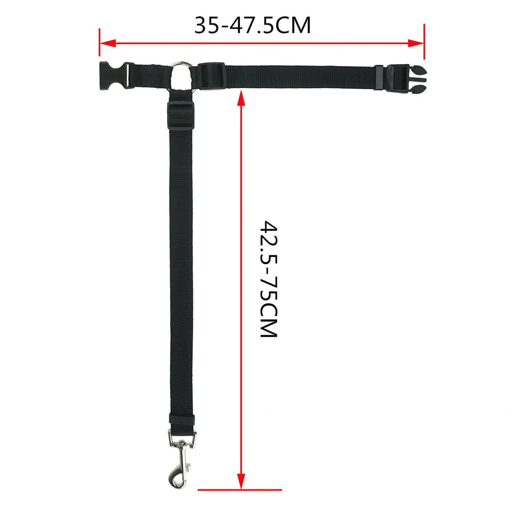 1PC Adjustable Pet Dog And Cat Seat Belt Safety Rope Car Headrest Restraint for Small Dogs Car Seat Belt Accessories