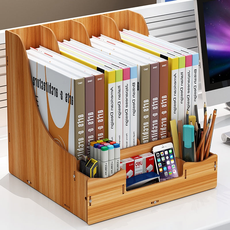Desk File Organizer Storage Box with Drawer