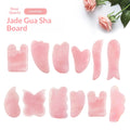Rose Quartz Jade Roller & Gua Sha Set