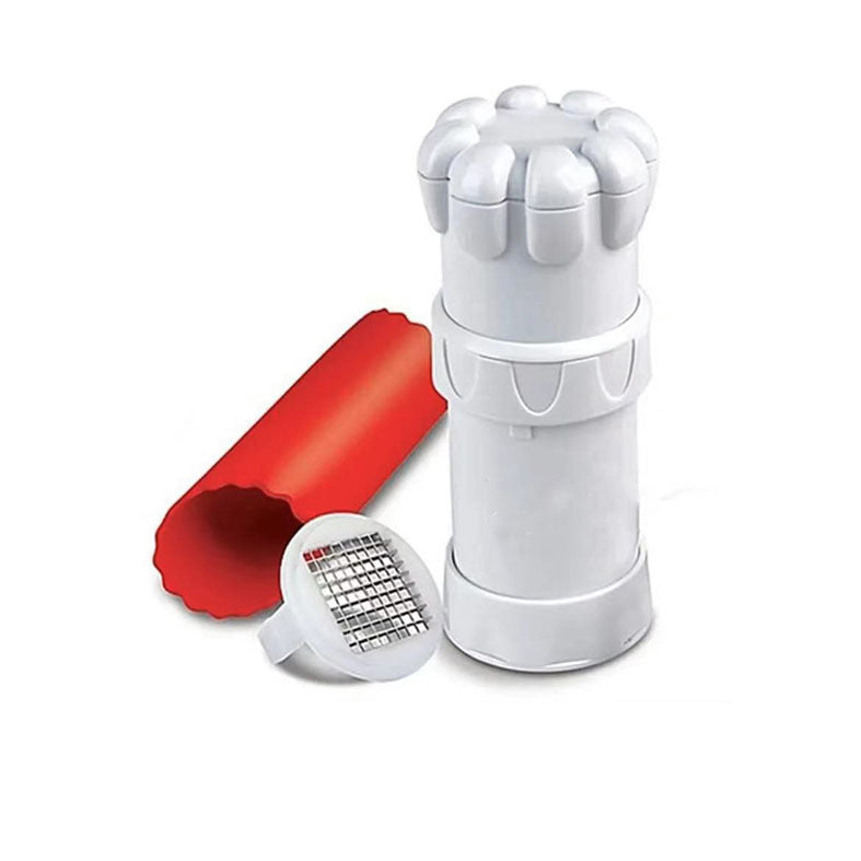 Stainless Steel Garlic Press Mincer Easy-Clean Ergonomic Handle