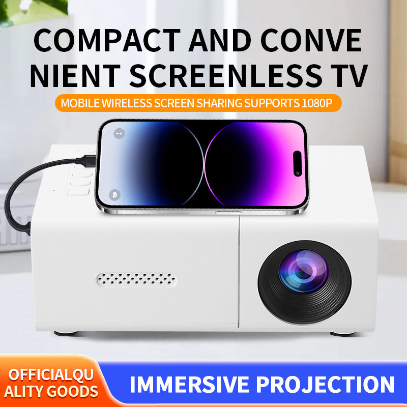 Mini Portable Home Theater Projector