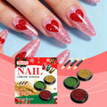 Magic Mirror Chrome Glitter Nail Art Kit Powder Decoration Set