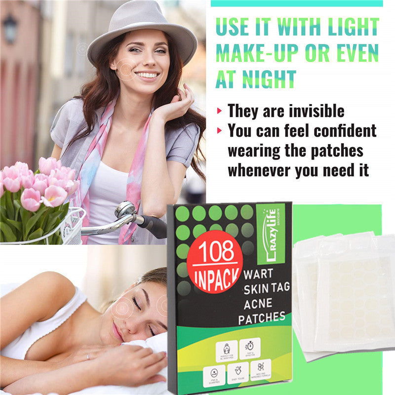 Transparent Acne Patch Sticker Pimple Remover 72 Patches