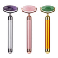Electric Jade Roller Face Massager Vibrating Golden Beauty Stick