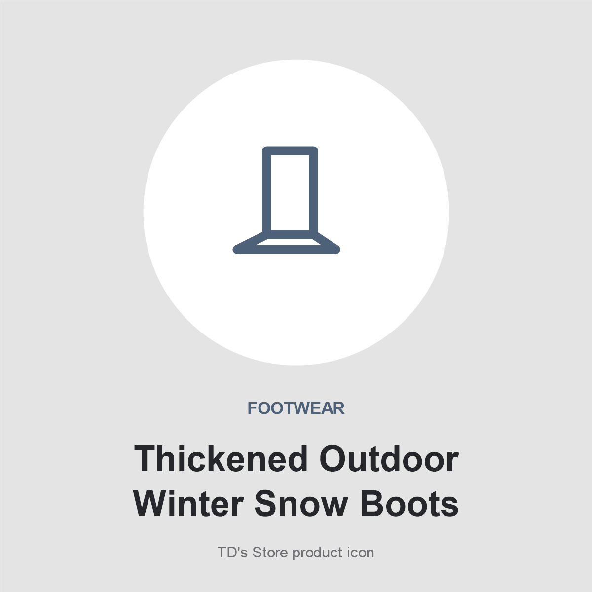 Thickened Outdoor Winter Snow Boots product icon